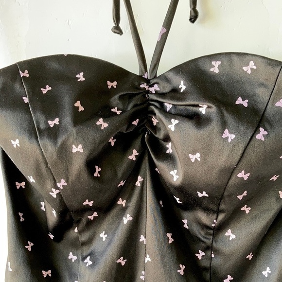 Stop Staring Amanda Mini Bow Printed Dress - Picture 3 of 8